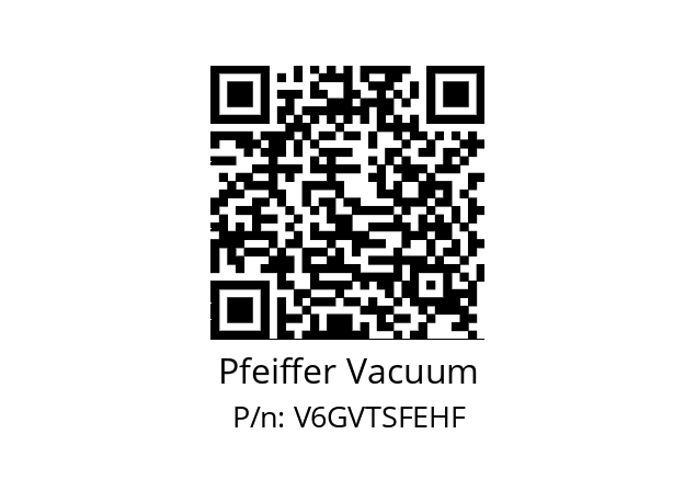   Pfeiffer Vacuum V6GVTSFEHF