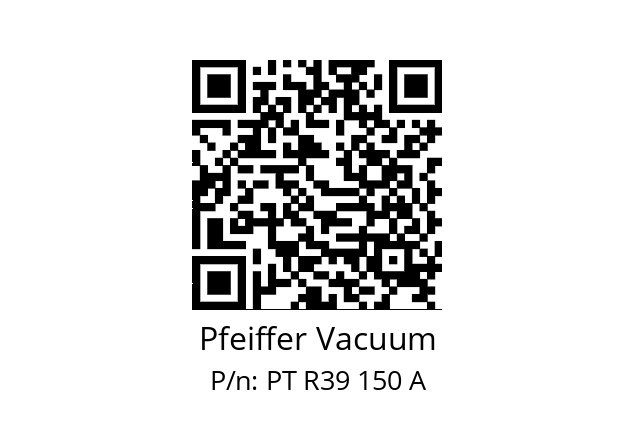   Pfeiffer Vacuum PT R39 150 A