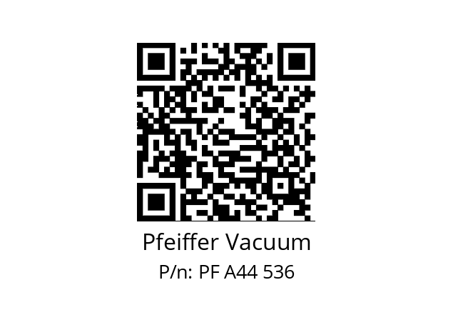   Pfeiffer Vacuum PF A44 536