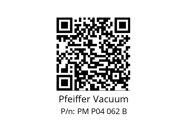   Pfeiffer Vacuum PM P04 062 B