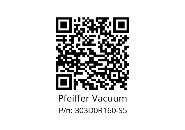   Pfeiffer Vacuum 303D0R160-S5