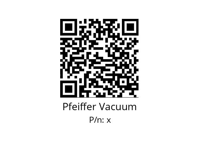   Pfeiffer Vacuum х