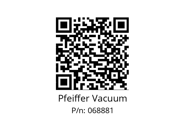   Pfeiffer Vacuum 068881