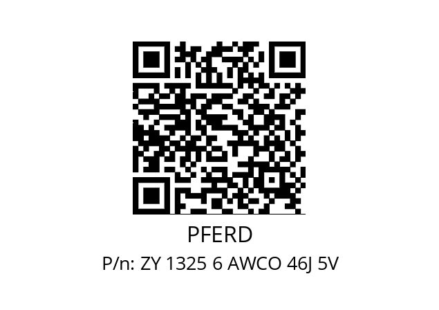   PFERD ZY 1325 6 AWCO 46J 5V