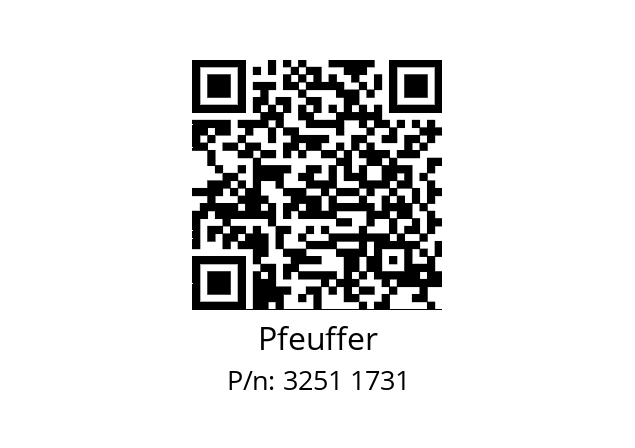   Pfeuffer 3251 1731