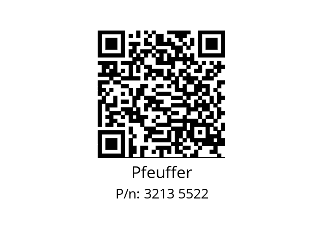   Pfeuffer 3213 5522