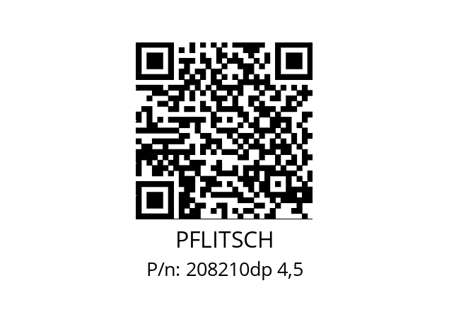   PFLITSCH 208210dp 4,5