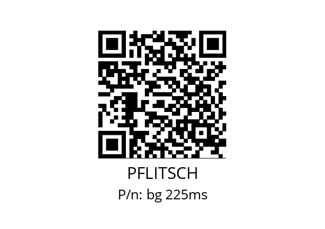   PFLITSCH bg 225ms