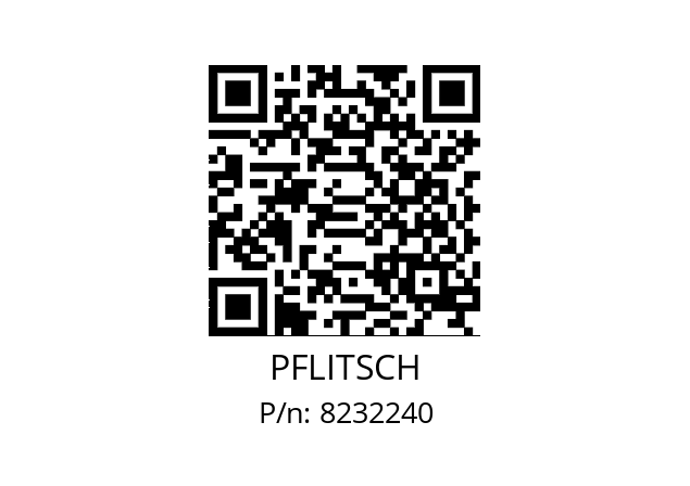   PFLITSCH 8232240