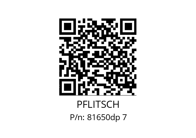   PFLITSCH 81650dp 7