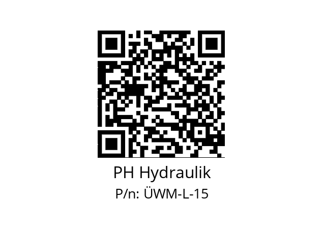   PH Hydraulik ÜWM-L-15