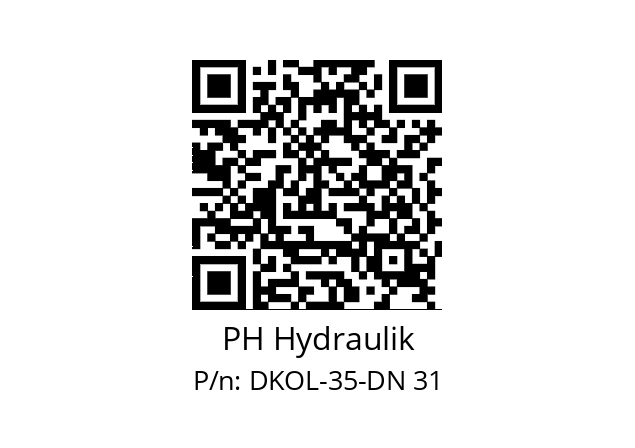   PH Hydraulik DKOL-35-DN 31