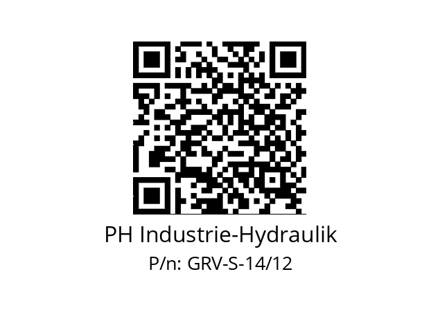   PH Industrie-Hydraulik GRV-S-14/12