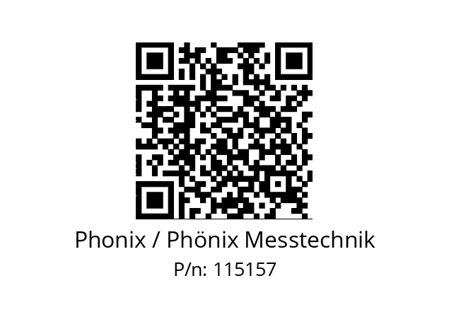   Phonix / Phönix Messtechnik 115157