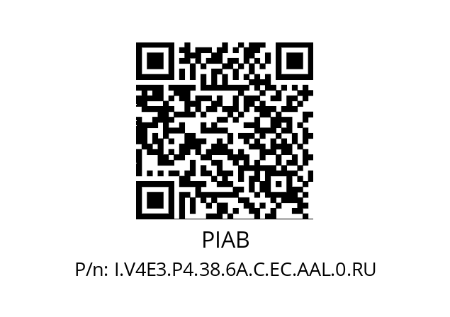   PIAB I.V4E3.P4.38.6A.C.EC.AAL.0.RU