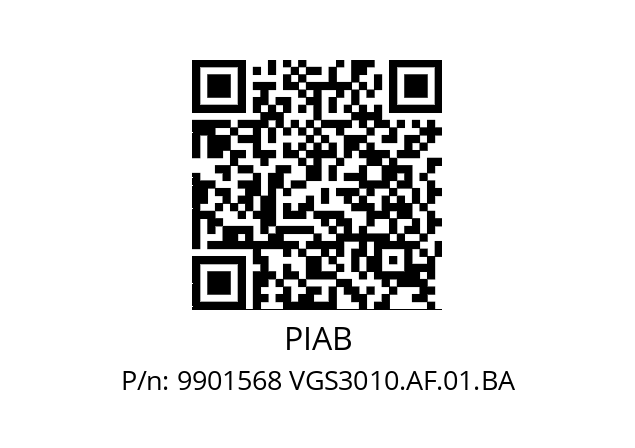   PIAB 9901568 VGS3010.AF.01.BA