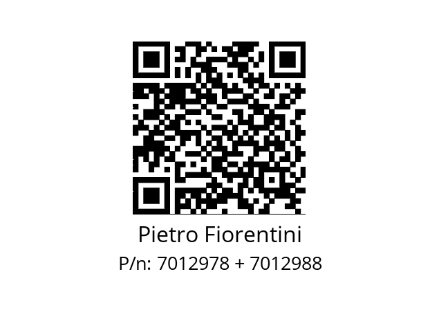   Pietro Fiorentini 7012978 + 7012988