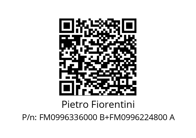   Pietro Fiorentini FM0996336000 B+FM0996224800 A