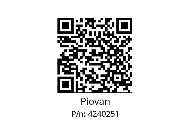   Piovan 4240251