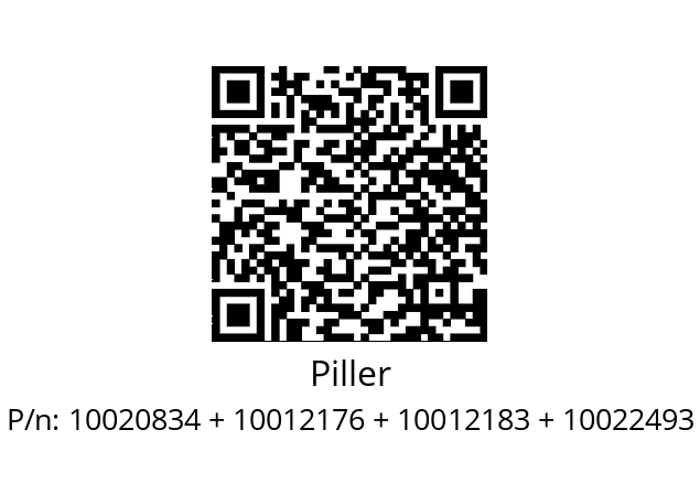   Piller 10020834 + 10012176 + 10012183 + 10022493