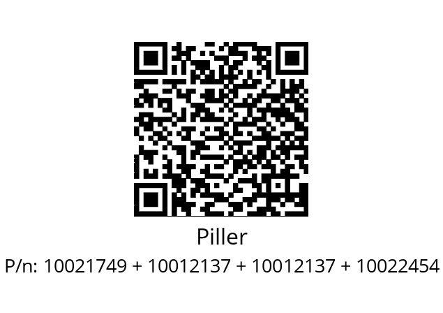   Piller 10021749 + 10012137 + 10012137 + 10022454