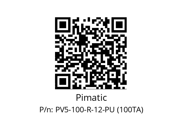   Pimatic PV5-100-R-12-PU (100TA)