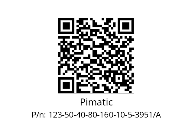   Pimatic 123-50-40-80-160-10-5-3951/A