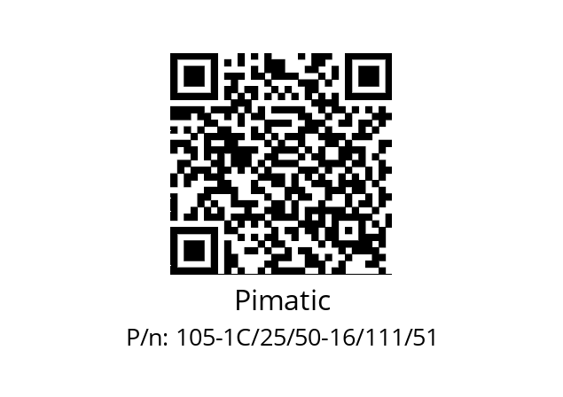   Pimatic 105-1C/25/50-16/111/51