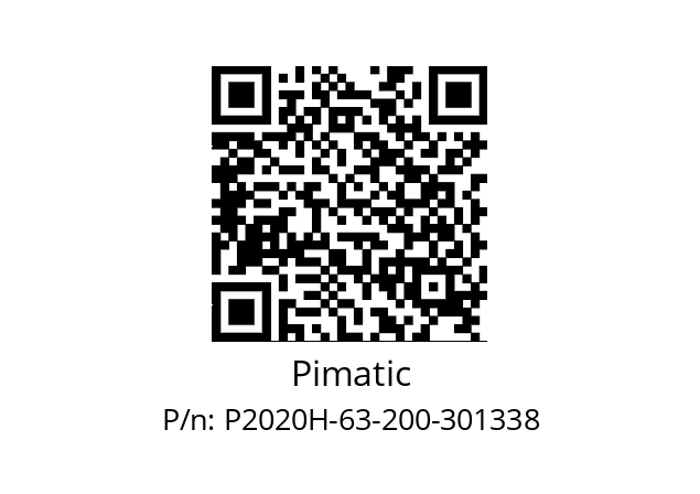   Pimatic P2020H-63-200-301338