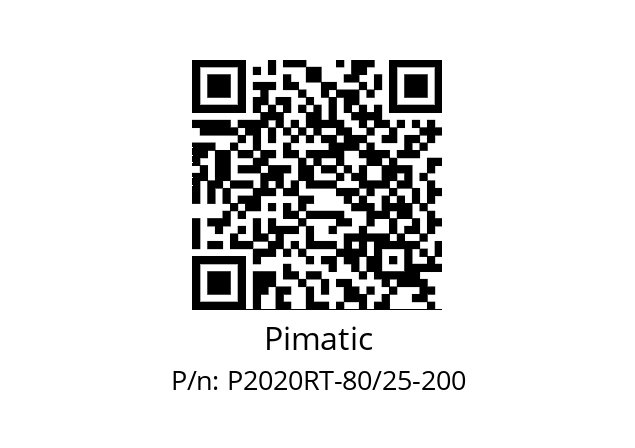   Pimatic P2020RT-80/25-200