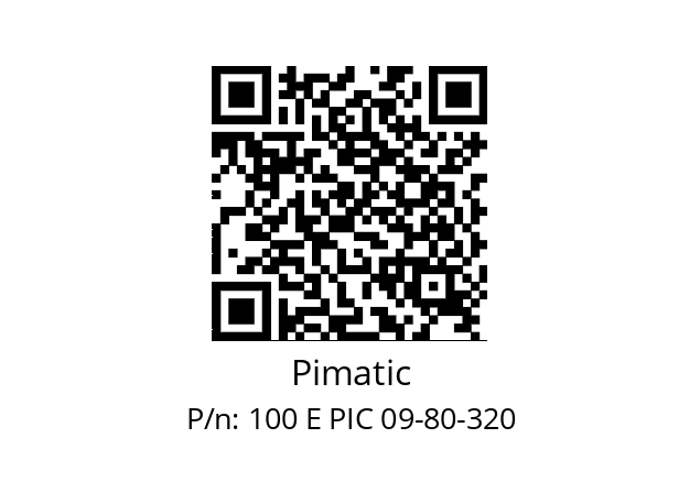   Pimatic 100 E PIC 09-80-320