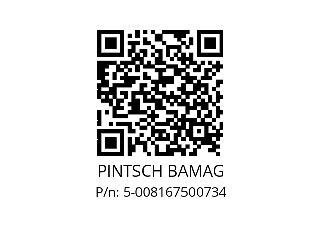   PINTSCH BAMAG 5-008167500734