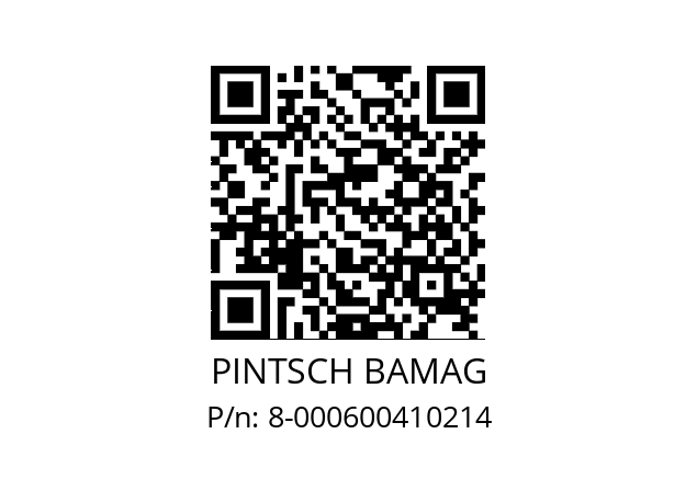   PINTSCH BAMAG 8-000600410214