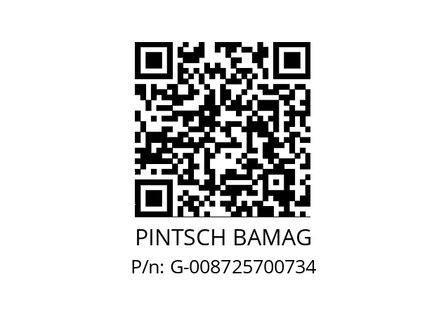   PINTSCH BAMAG G-008725700734