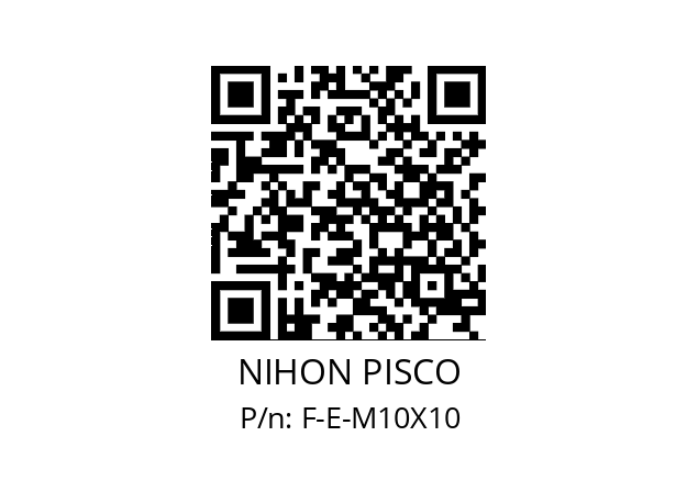   NIHON PISCO F-E-M10X10