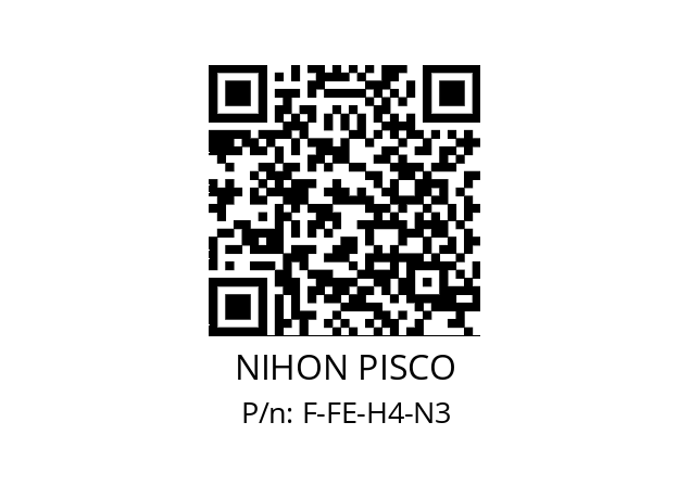   NIHON PISCO F-FE-H4-N3