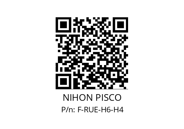   NIHON PISCO F-RUE-H6-H4