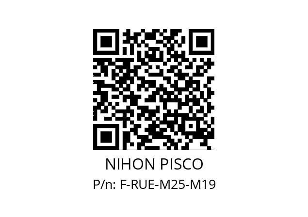   NIHON PISCO F-RUE-M25-M19