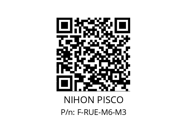   NIHON PISCO F-RUE-M6-M3