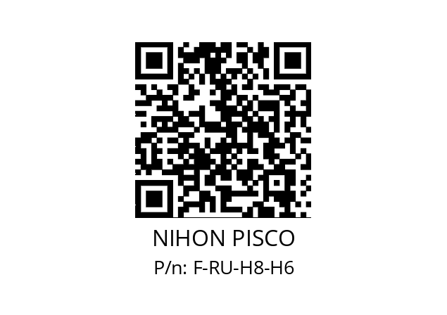   NIHON PISCO F-RU-H8-H6