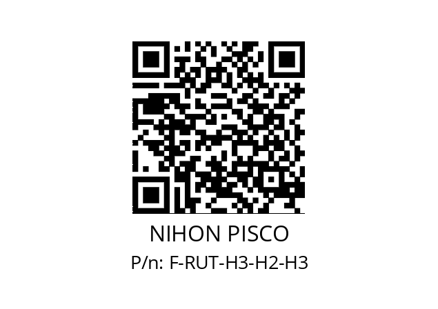   NIHON PISCO F-RUT-H3-H2-H3