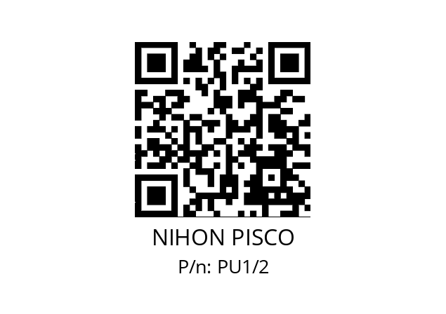   NIHON PISCO PU1/2