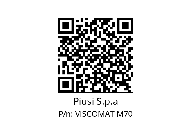   Piusi S.p.a VISCOMAT M70