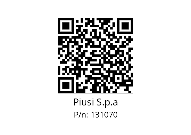   Piusi S.p.a 131070