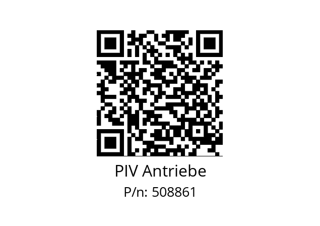   PIV Antriebe 508861