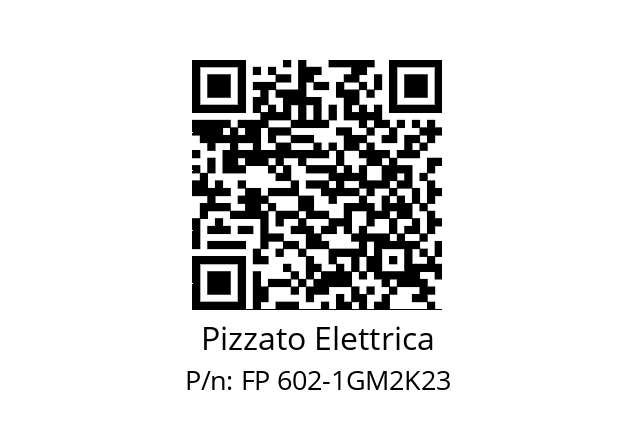   Pizzato Elettrica FP 602-1GM2K23