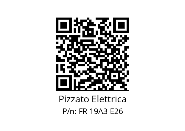   Pizzato Elettrica FR 19A3-E26