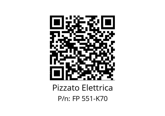   Pizzato Elettrica FP 551-K70