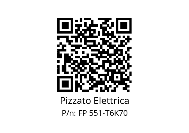   Pizzato Elettrica FP 551-T6K70