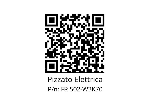   Pizzato Elettrica FR 502-W3K70